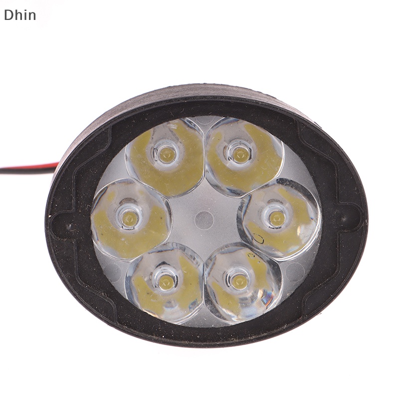 Đèn Pha 6 Led 12V Siêu Sáng Hình Oval Ánh Sáng Trắng Dành Cho Xe Mô Tô Explorers