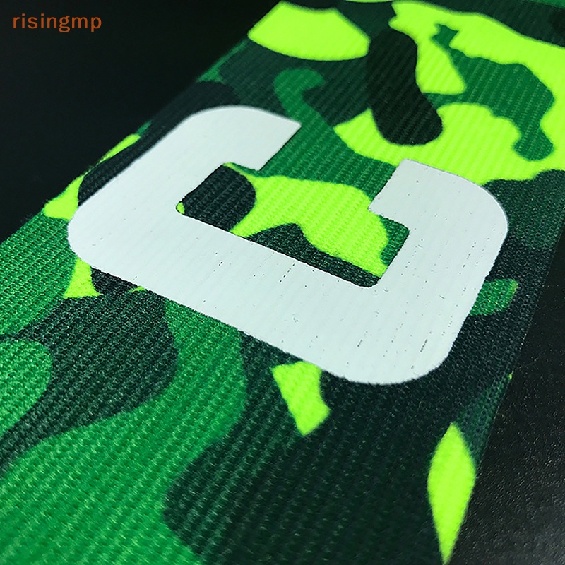 [risingmp] Băng Cánh Tay Nylon Họa Tiết Rằn Ri / Đội Trưởng Bóng Đá Chuyên Nghiệp Có Thể Điều Chỉnh