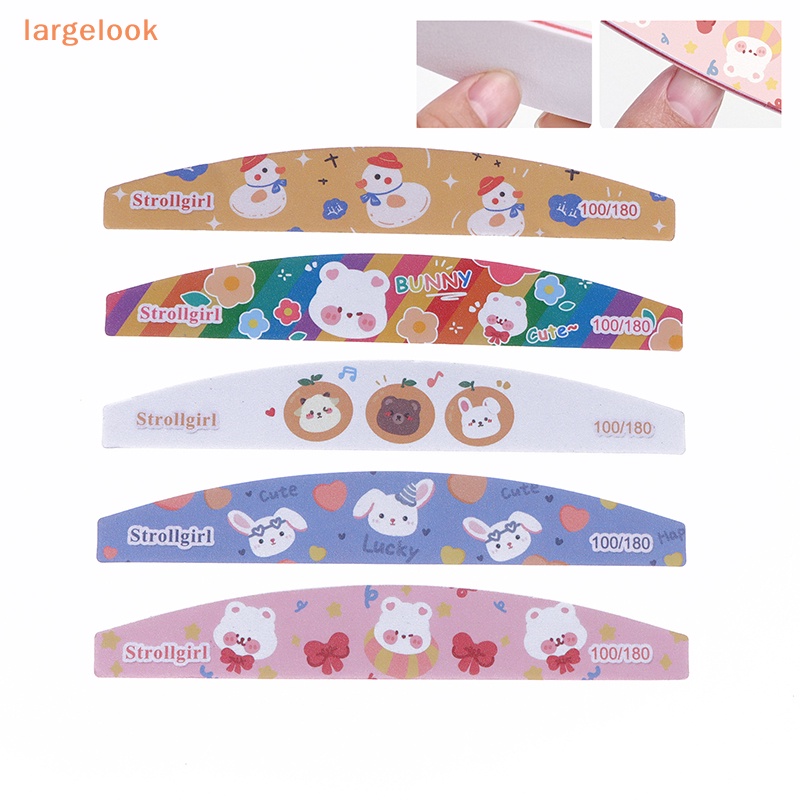 Dụng Cụ Dũa Móng Tay Hai Mặt Họa Tiết Hoạt Hình Dễ Thương