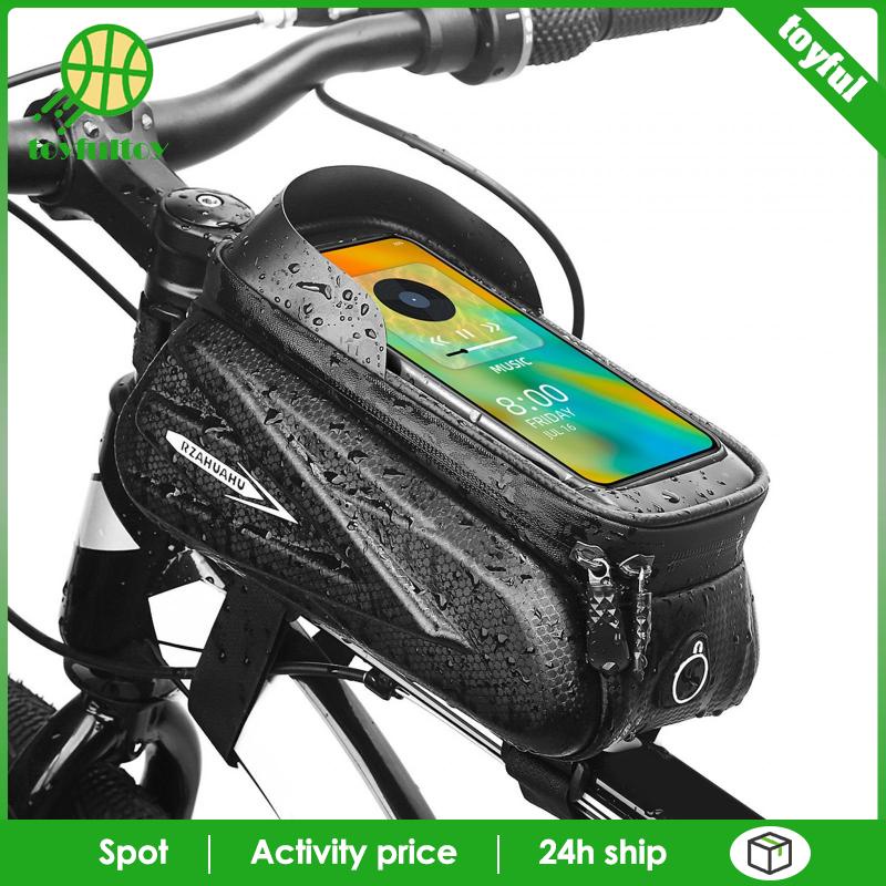 Túi Đựng Điện Thoại Cảm Ứng Gấp Gọn Gắn Khung Trước Xe Đạp Cho Nam
