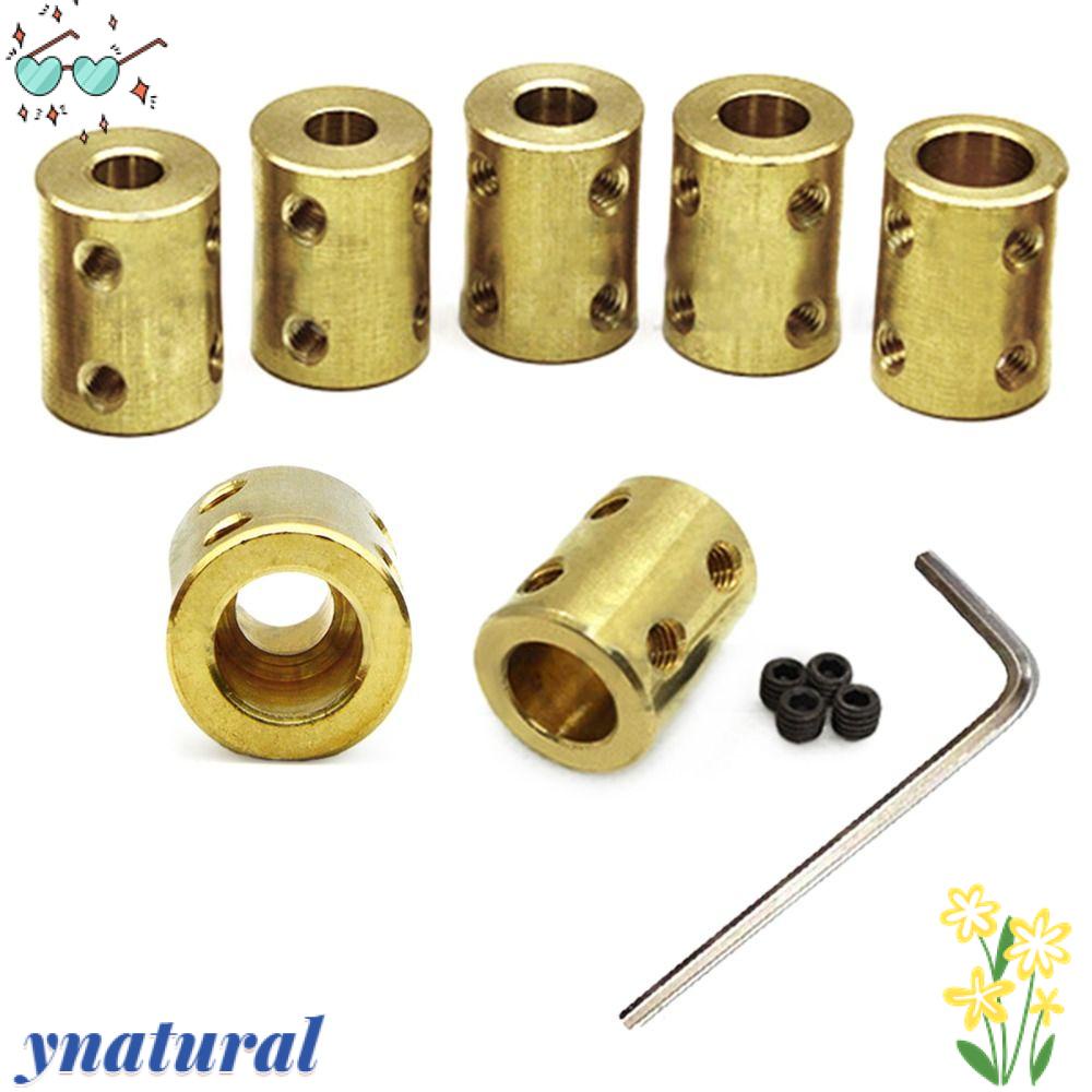 YNATURAL Đầu Nối Truyền Động Bằng Đồng Thau 4 Kiểu Cho Động Cơ RC