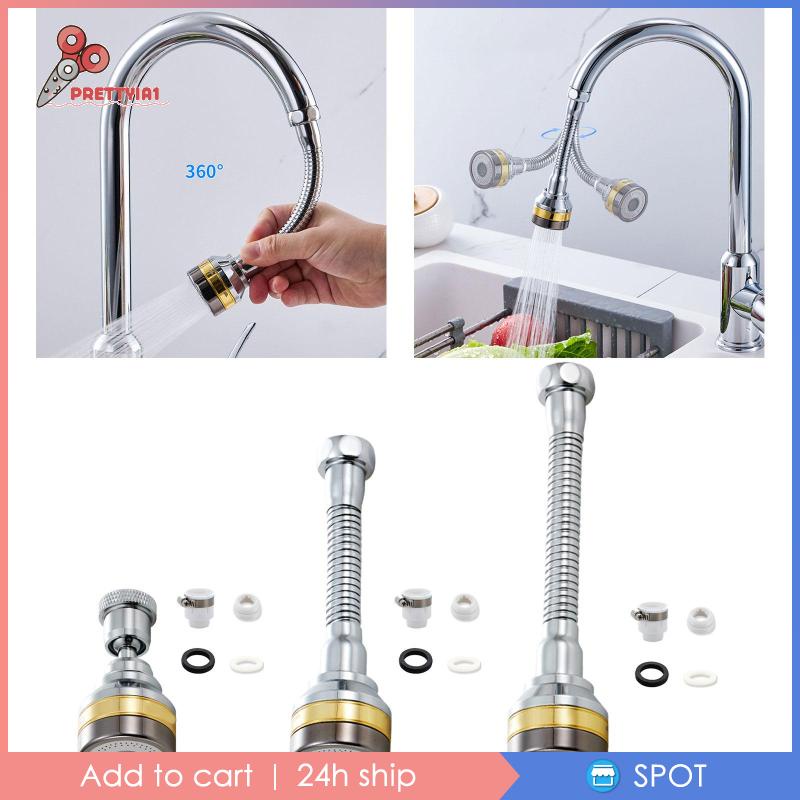 Vòi Nước Nối Dài Linh Hoạt Xoay 360 Độ 3 Chế Độ Tiện Dụng Cho Bồn Rửa Nhà Bếp