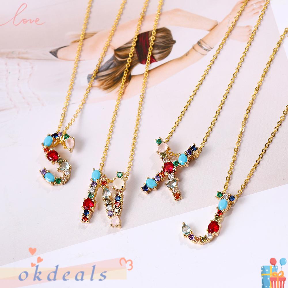 OKDEALS Vòng cổ Mặt Đính Đá Thời Trang Cho Ngày Của Mẹ