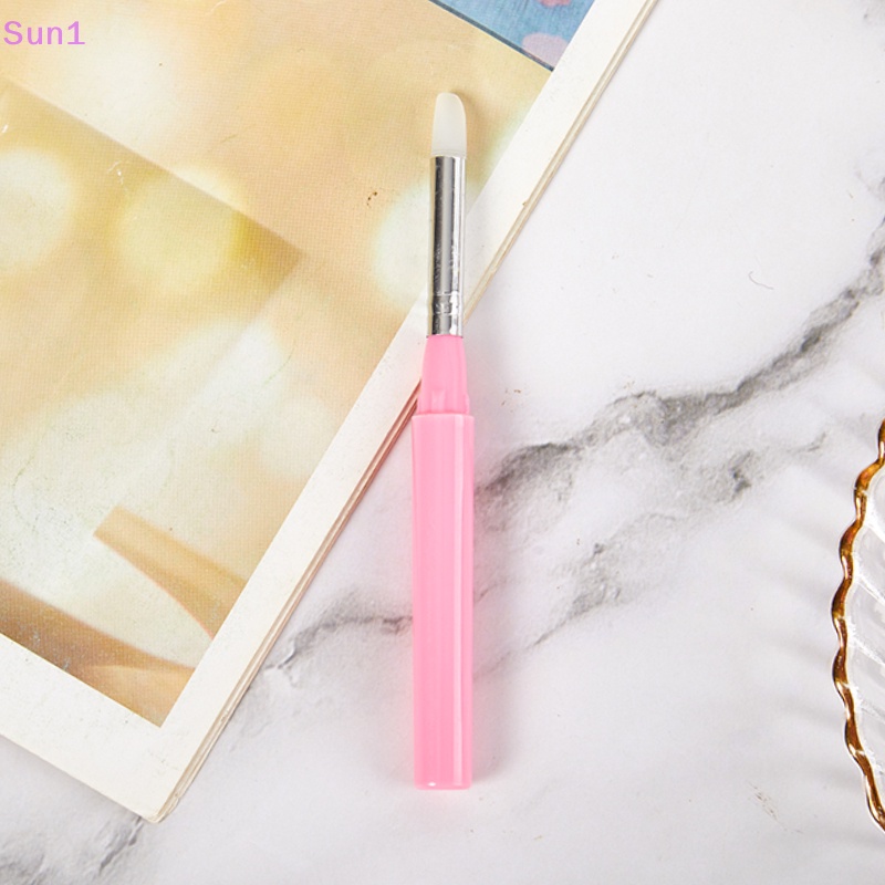 Set 1 Cọ Tô Son Môi Đầu Silicon Mềm Mại Tiện Dụng