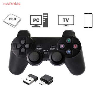 Bộ điều khiển trò chơi điều khiển cần điều khiển kép không dây 2.4GHz cho PS3 PC TV box mới