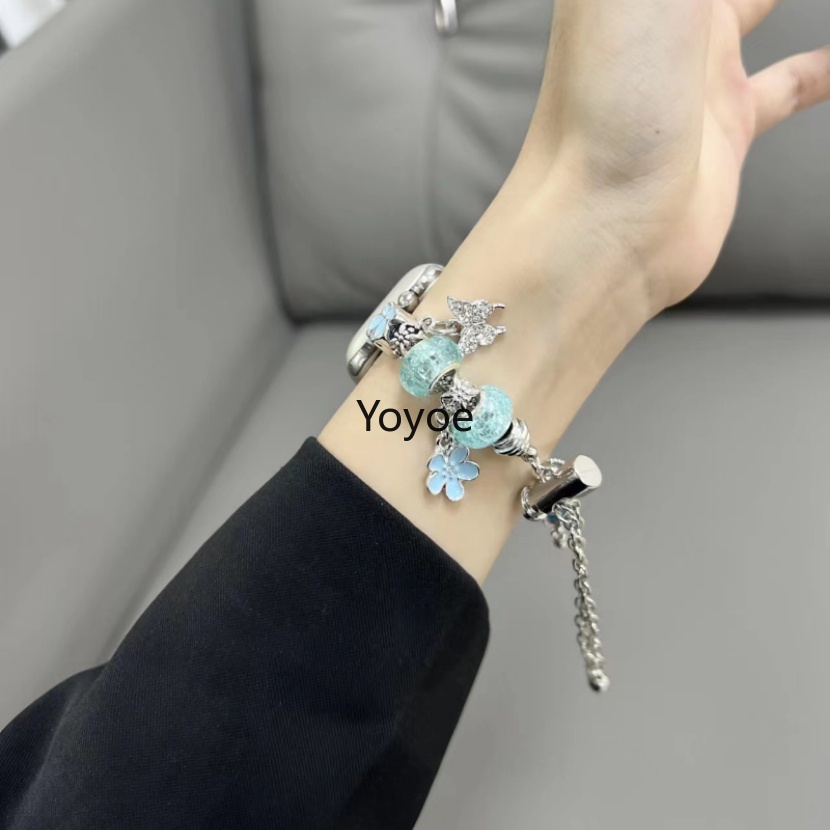 Dây Đeo Tay Chuỗi Hạt 49mm 45mm 44mm 42mm 40mm 38mm 41mm Chuyên Dụng Cho Apple Watch SE Series Ultra 8 7 6 5 4 3 2