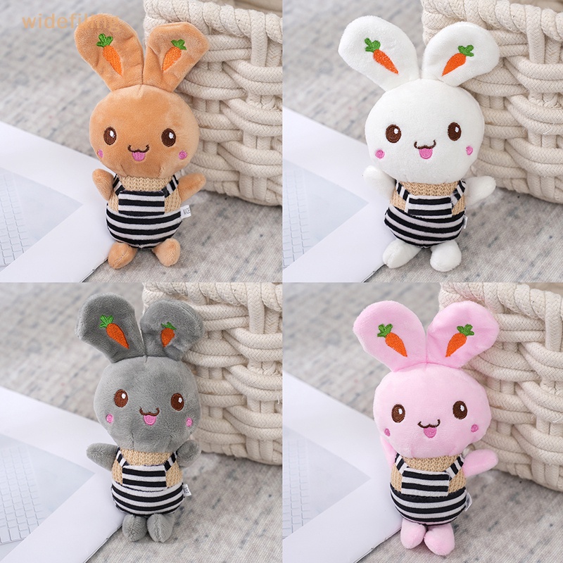 Móc Khóa Hình Thỏ Nhồi Bông Mềm Mại Dễ Thương