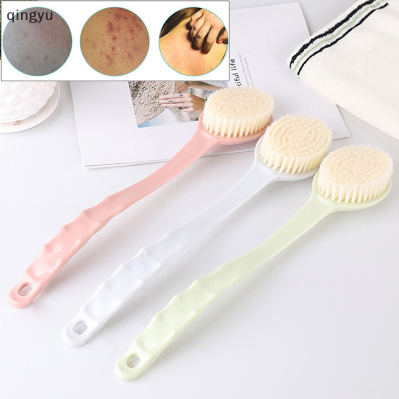 1 Bàn Chải Chà Lưng Tẩy Tế Bào Chết Cán Dài Tiện Dụng