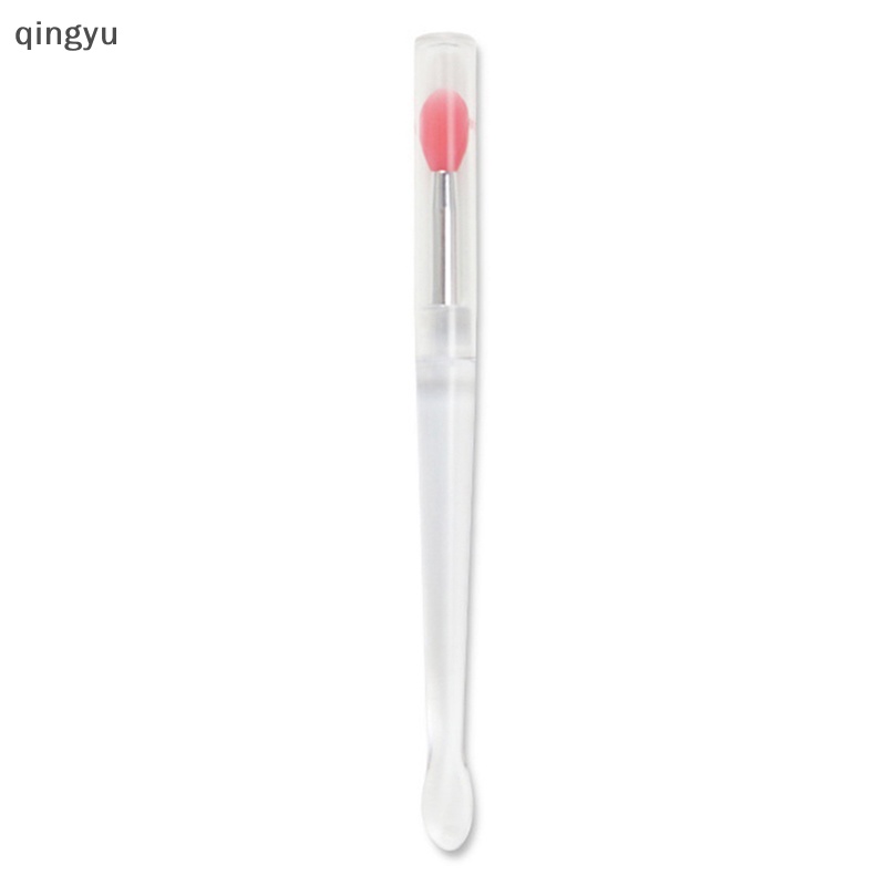 1 Cọ Tô Son Môi Bằng Silicone Kèm Nắp Chống Bụi