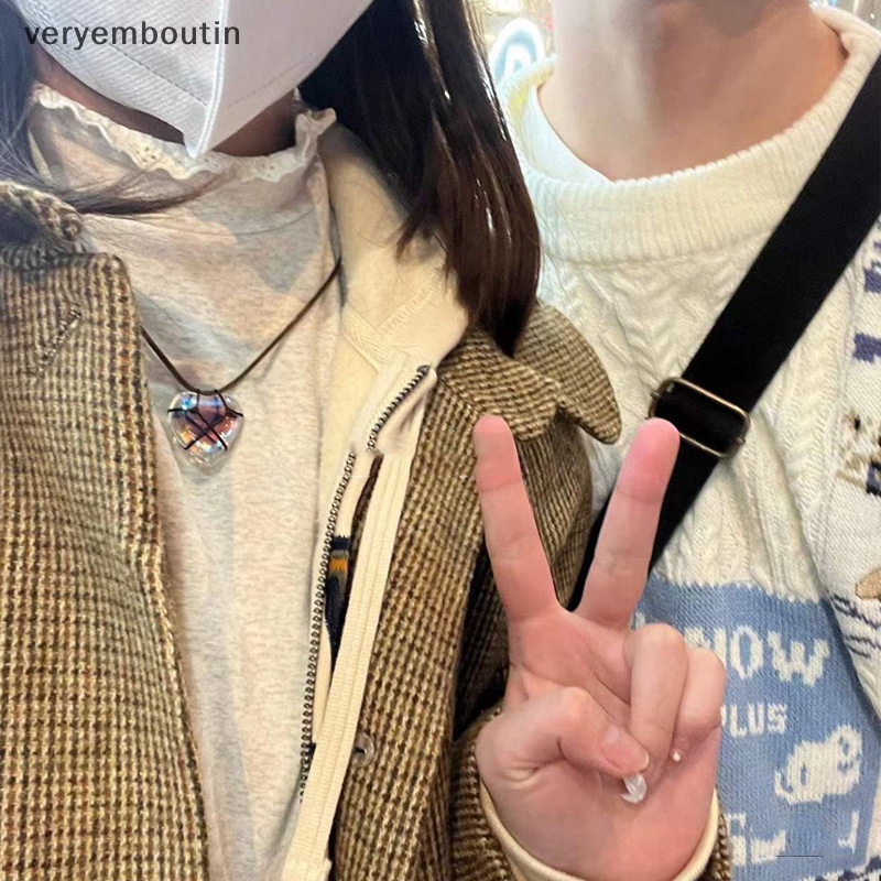 Vòng cổ Mặt Hình Trái Tim Dễ Thương Thời Trang Cho Cặp Đôi