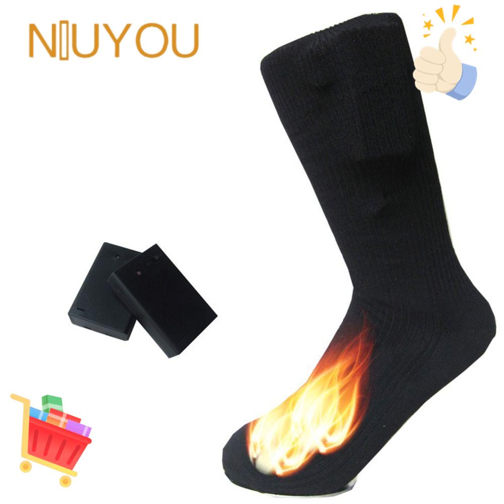 NIUYOU Vớ Thể Thao Giữ Ấm Chạy Điện Thời Trang Mùa Đông Unisex