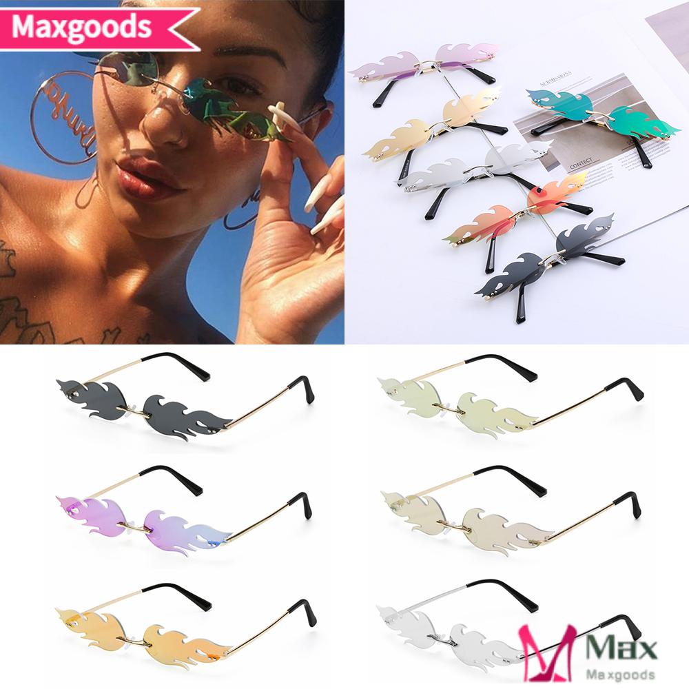 MAXG Kính Mát Thời Trang Khung Hẹp Cho Nam &amp; Nữ