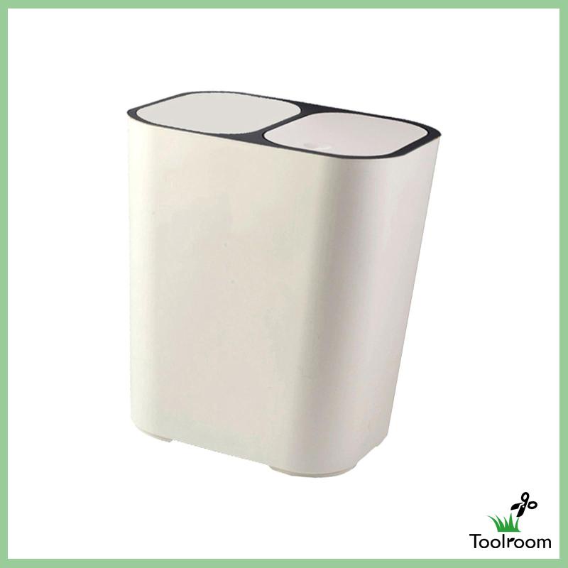 Thùng Đựng Rác Có Nắp Nhấn Tiện Dụng Cho Gara / Rvs / Phòng Tắm