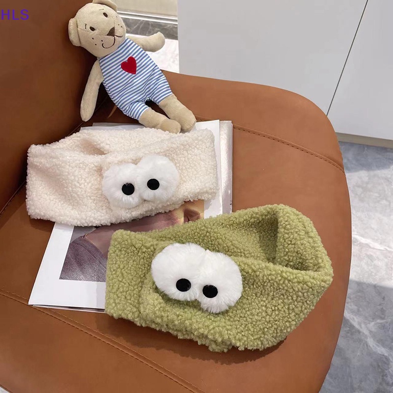 Băng Đô Turban Mềm Co Giãn Hình Đôi Mắt To Vui Nhộn Cho Nữ Rửa Mặt / Trang Điểm Spa