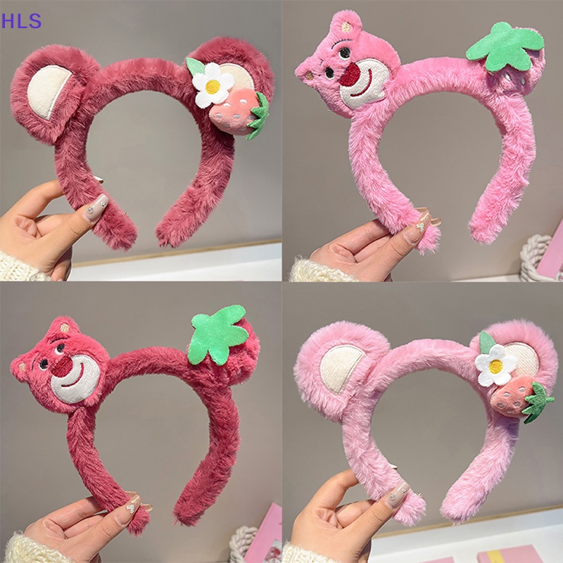 Băng Đô Tai Gấu / Ếch Hồng Bằng Lông Cừu Dễ Thương Dành Cho Bé Gái Hóa Trang