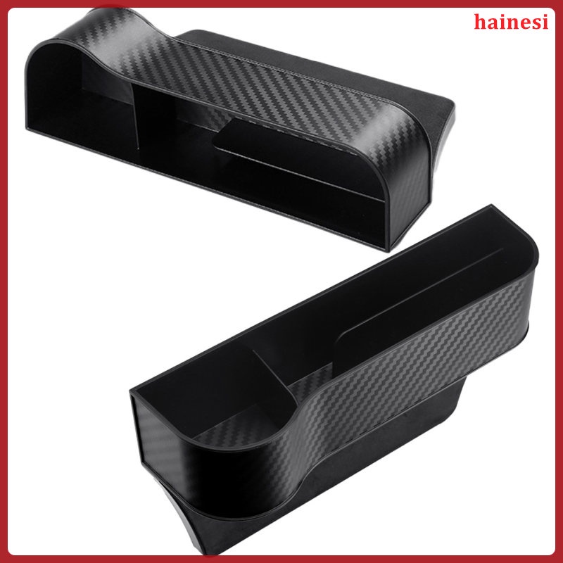 Bộ 2 Túi Da Đựng Vật Dụng Gắn Khe Ghế Ngồi Xe Hơi Tiện Lợi