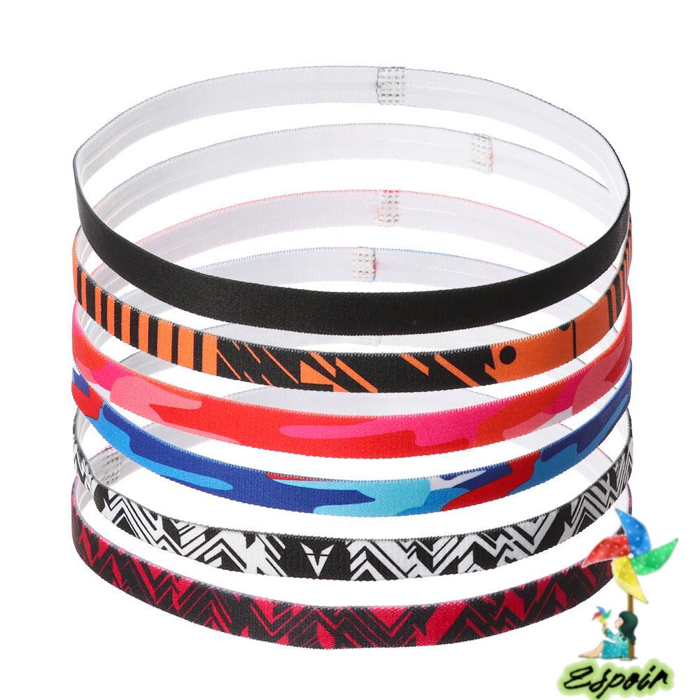 ESPO Băng Đô Thể Thao Co Giãn In Họa Tiết Kẻ Sọc Thời Trang