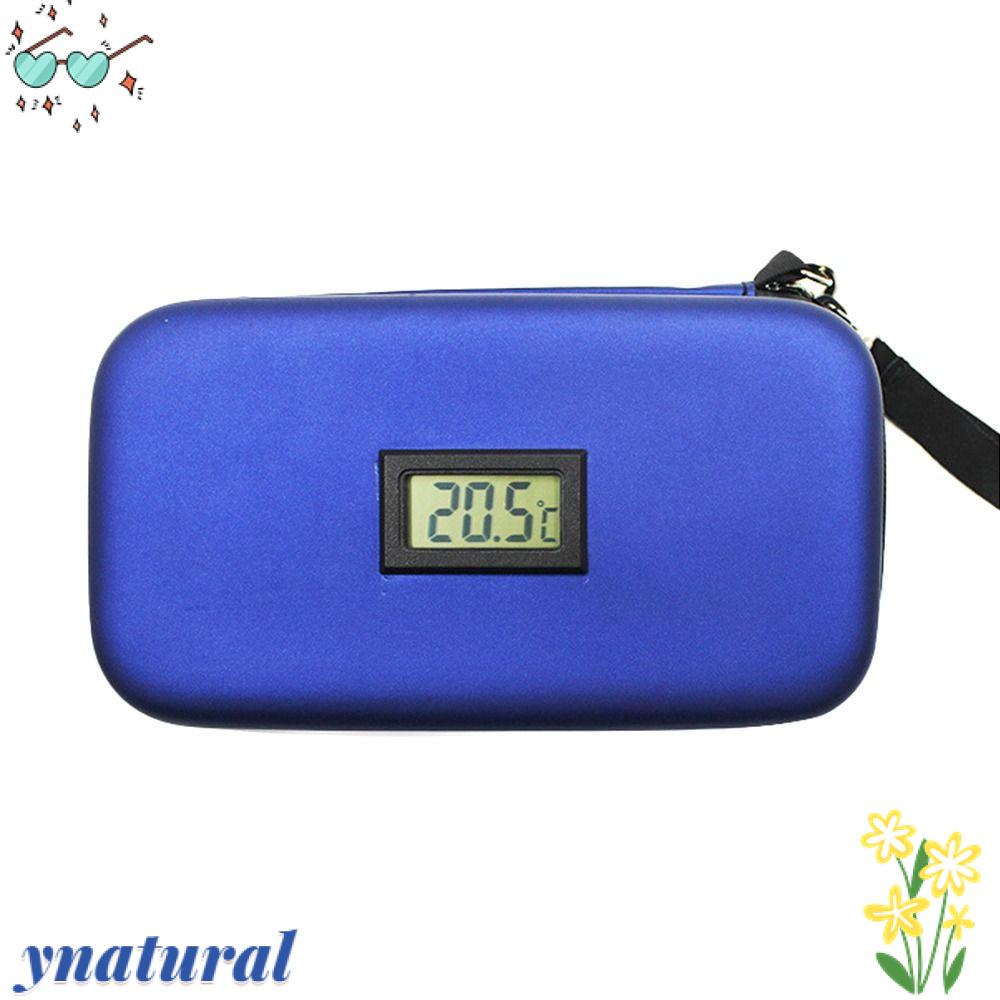 YNATURAL Insulin Túi Làm Mát Bằng Vải Oxford Không Cần Gel Màn Hình Hiển Thị Nhiệt Độ Đông Lạnh Cho Diabetes
