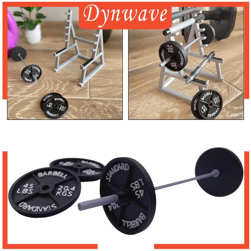 Trang trí thanh tạ mini, trang trí bàn văn phòng, trang trí 11cm cho đồ chơi mô hình đứng trưng bày bút, trang trí máy tính để bàn thanh tạ thu nhỏ cho bàn, kệ