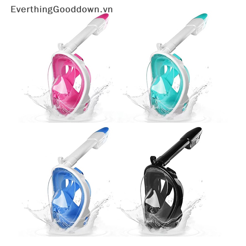 Everthinggood Mặt Nạ Lặn Chống Sương Mù Kèm Giá Đỡ Camera Dưới Nước Dành Cho Người Lớn