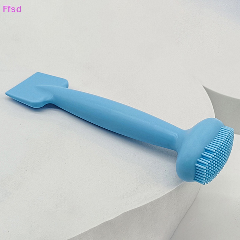 1 Cọ Rửa Mặt Silicone Hai Đầu Mềm Mại