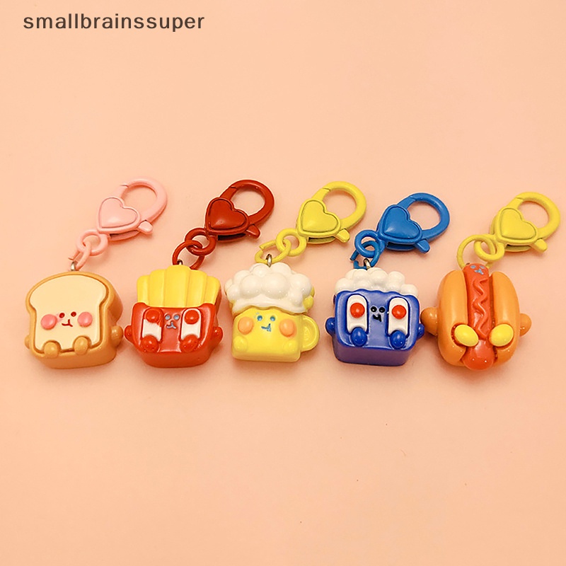 Móc Khóa Hình Đồ Ăn Chiên / Hamburger Ngộ Nghĩnh Dễ Thương