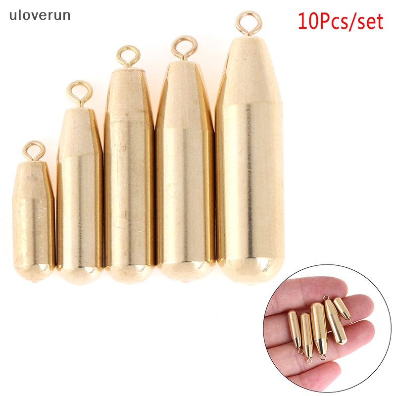 Uloverun Set 10 Phụ Kiện Câu Cá Bằng Đồng Chất Lượng Cao Vn vn vn