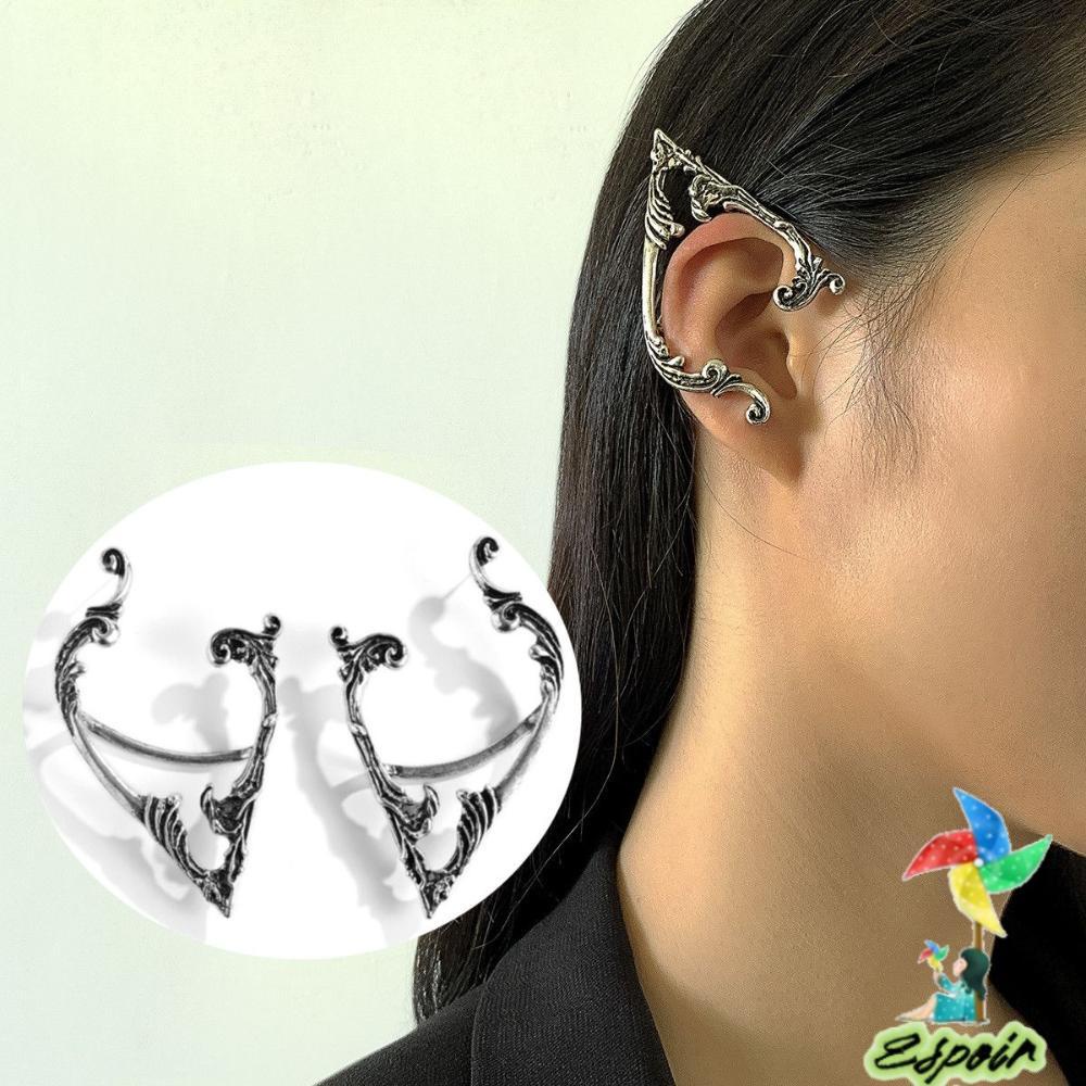 ESPO Khuyên Kẹp Vành Tai Màu Sắc Độc Đáo Phong Cách Gothic