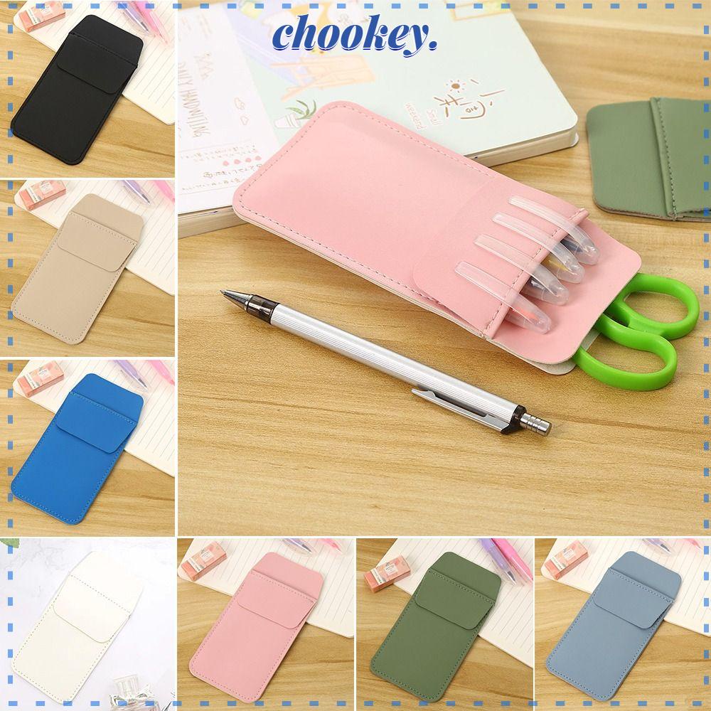 CHOOKEY 2 Túi Đựng Bút Hai Lớp Tiện Lợi Ốp