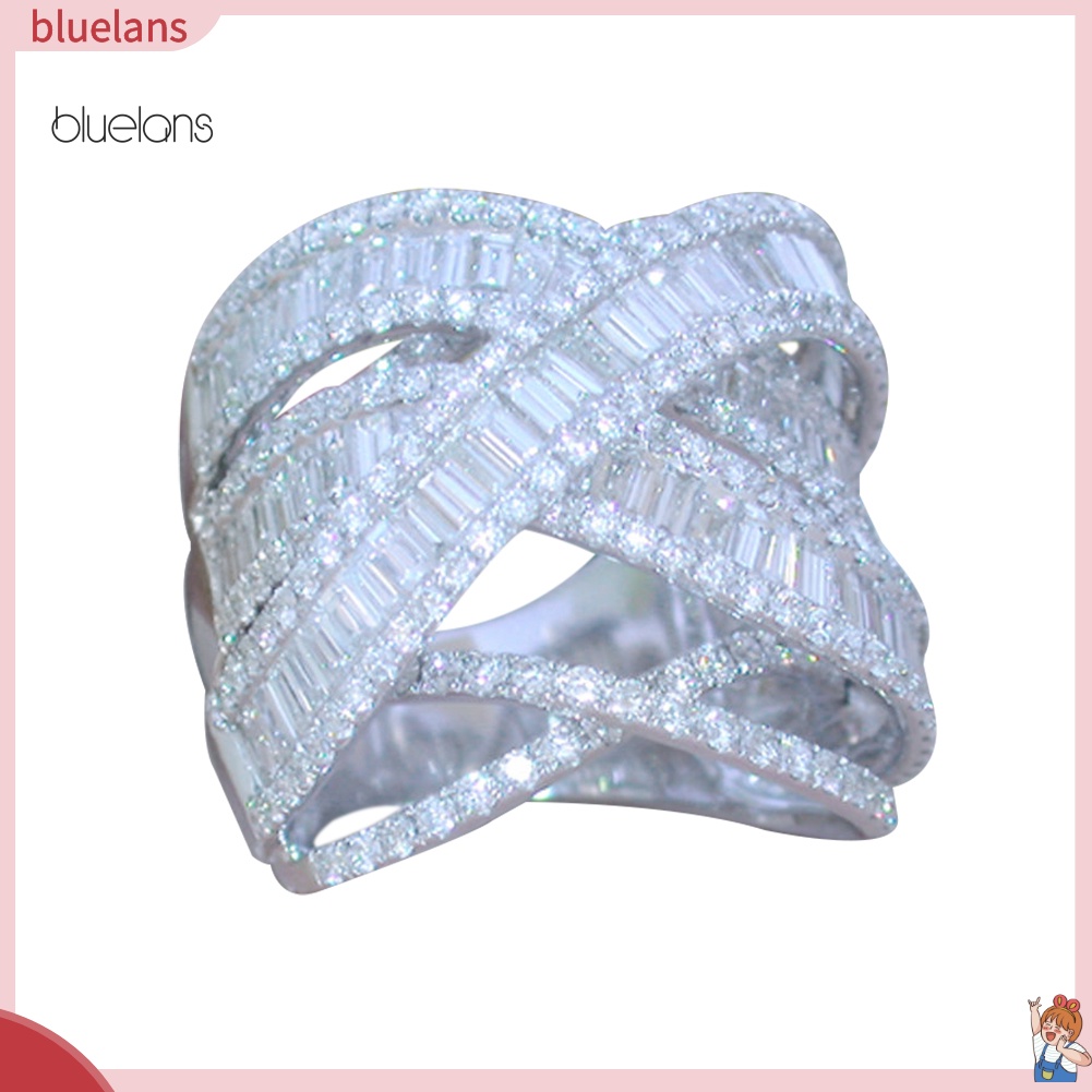 Nhẫn Đính Đá Nhiều Lớp Thời Trang Cho Nữ