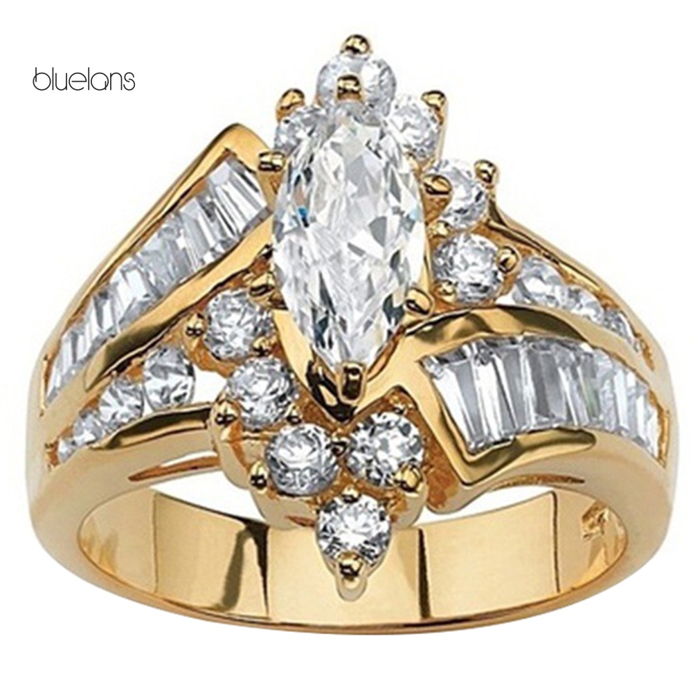 Nhẫn Đính Đá Zirconia Thời Trang Cho Nữ