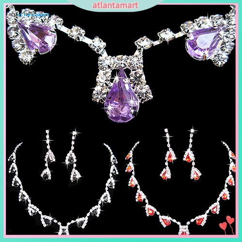 Túi Đựng Đồ Dùng Cao Cấp Tiện Dụng| Bộ Vòng cổ + Bông Tai ĐíNh Đá LấP LáNh