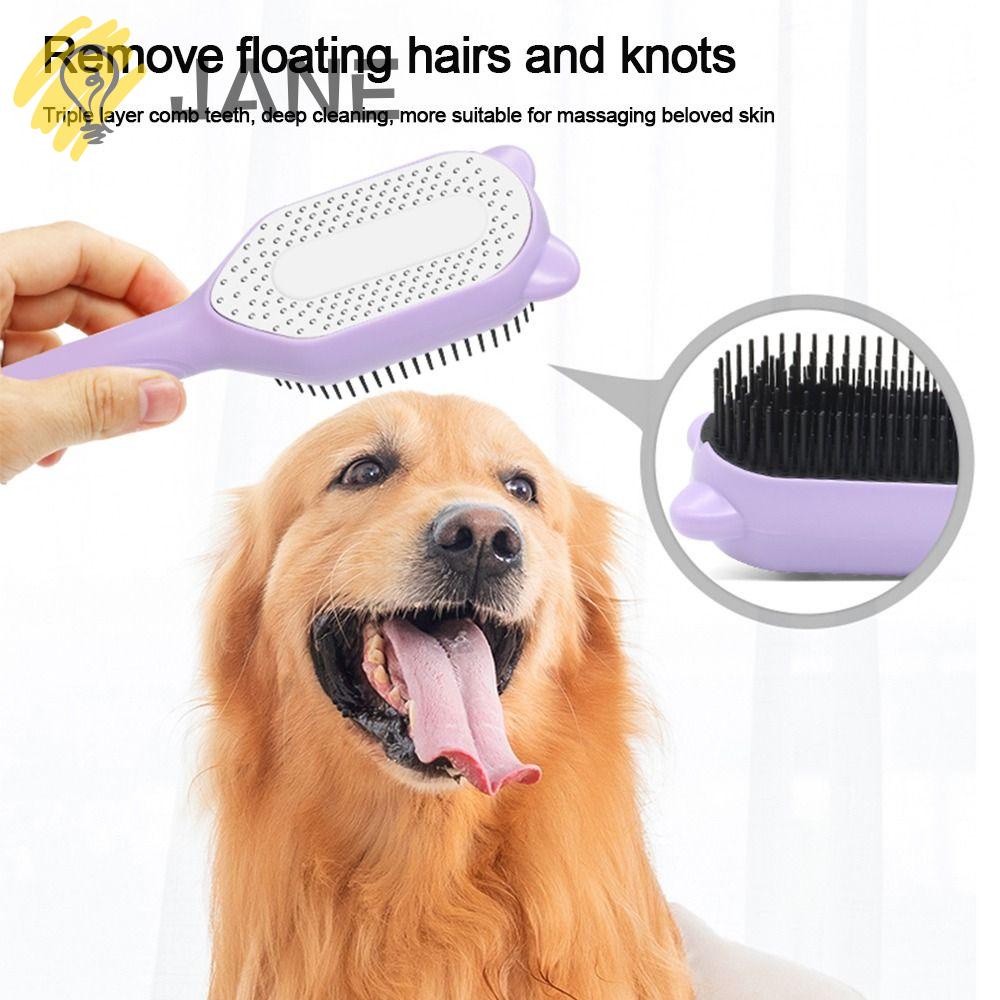 JANE Lược Chải Lông Thú Cưng Hai Mặt Tự Dính Đa Năng Có Thể Tái Sử Dụng