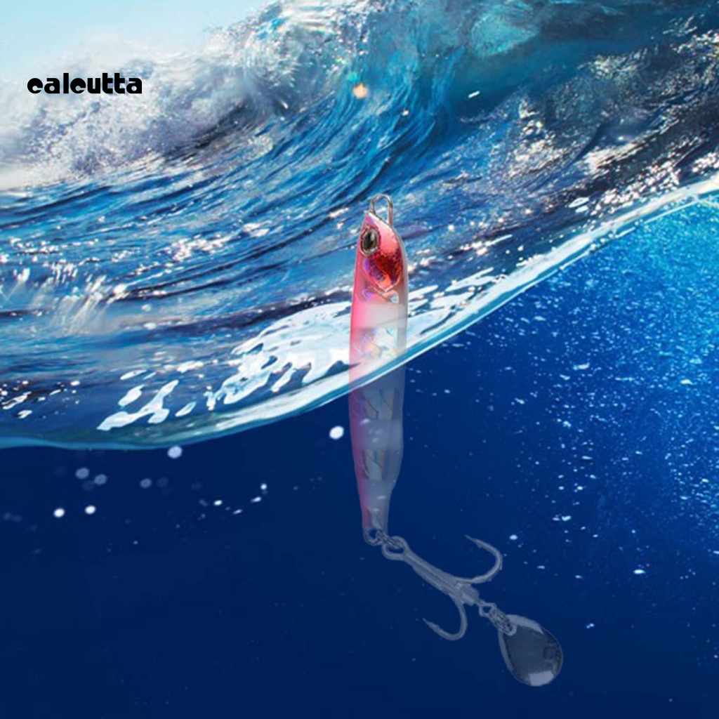 Mồi Giả Câu Cá 3D Bằng Kim Loại 30g / 75cm