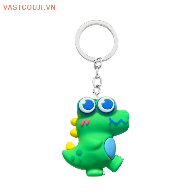 Móc Khóa Hình Khủng Long Mắt To Dễ Thương