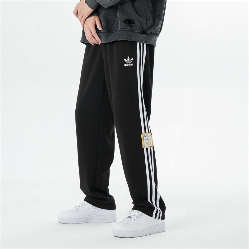 Quần Adidas 100% Chính Hãng Dáng Rộng Phối Sọc Thời Trang Dành Cho Nam