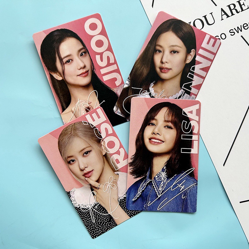 Set 4 Thẻ Hình Nhóm Nhạc BLACKPINK