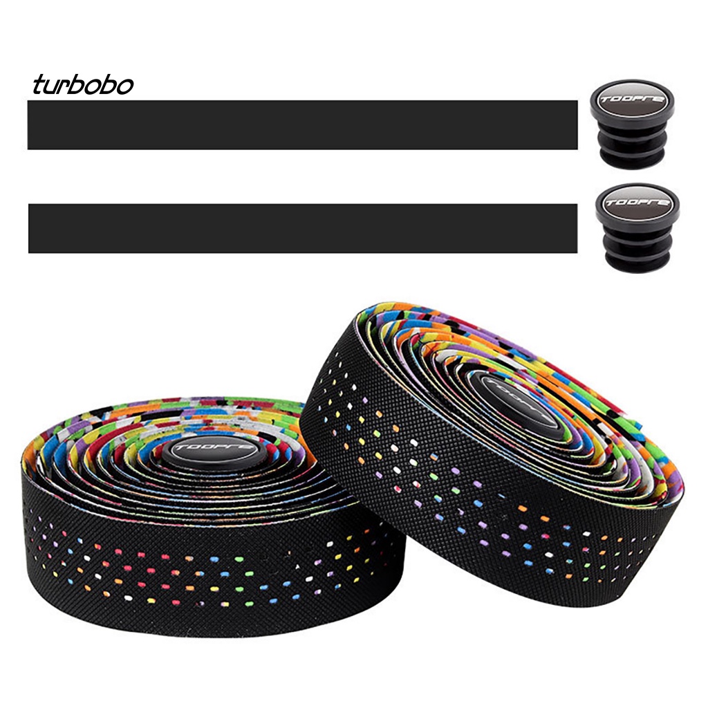 1 Bộ Băng Quấn Tay Lái Xe Đạp Bằng EVA Thiết Kế Lỗ Nhiều Màu Chống Trượt Tiện Dụng