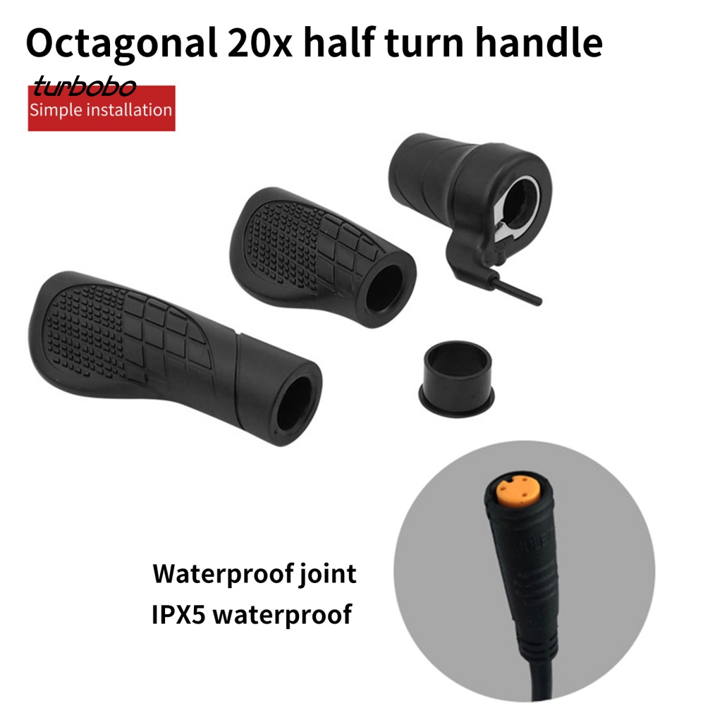 Set 20 Tay Ga Xe Đạp Điện Bằng Cao Su Chống Trượt Khối Lượng Nhẹ Chống Thấm Nước turbobo