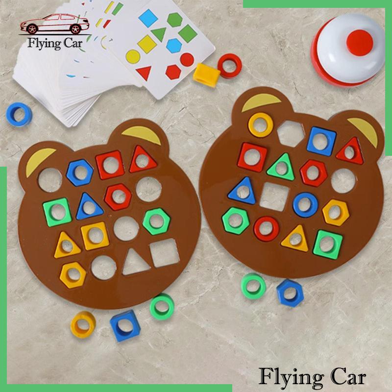 Bộ Đồ Chơi Ghép Hình Học Giải Đố Thú Vị Cho Bé