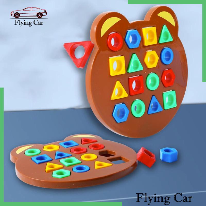 Bộ Đồ Chơi Ghép Hình Học Giải Đố Thú Vị Cho Bé