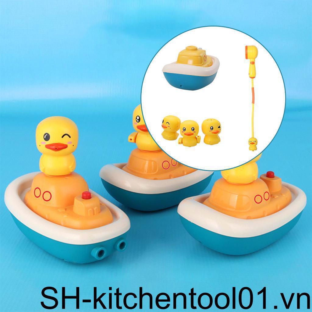 Đồ Chơi Vòi Phun Nước Hình Chú Vịt Điện Tử Dễ Thương Cho Bé