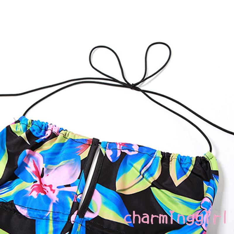 Đầm Dài Không Tay Họa Tiết Hoa Thời Trang Mùa Hè Cho Nữ