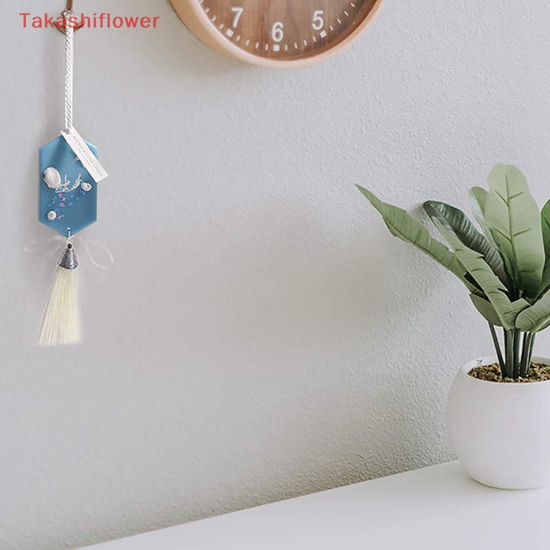 [TakashiflowerV] Túi Sáp Thơm Treo Khử Mùi Dạng Viên Sáp Thơm Phối Tua Rua Làm Quà Tặng Không Khí