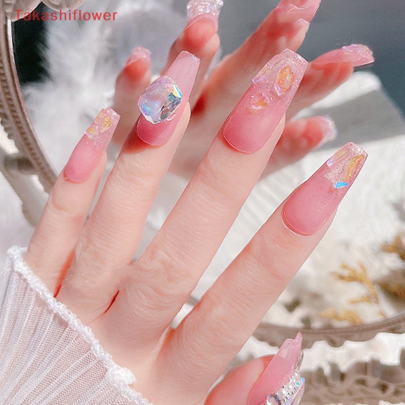 [TakashiflowerV] Hạt Pha Lê Dạng Nhấn Hình Sao Biển / Trái Tim Đính Đá Resin Trang Trí Móng Tay Nghệ Thuật