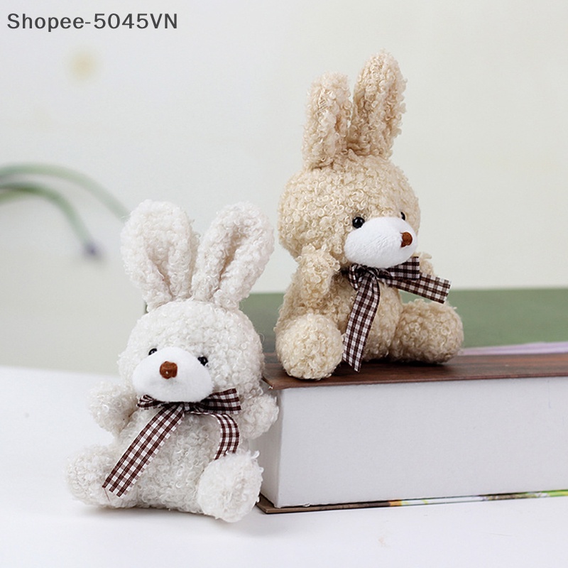 Móc Khóa Thỏ Nhồi Bông Mềm Mại 11Cm Treo Ba Lô / Balo Dễ Thương Cho Bé