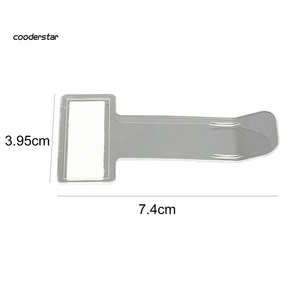 Kẹp Cố Định Vé Máy Bay Bằng Nhựa Trong Suốt Siêu Bền Tiện Dụng Cho Văn Phòng