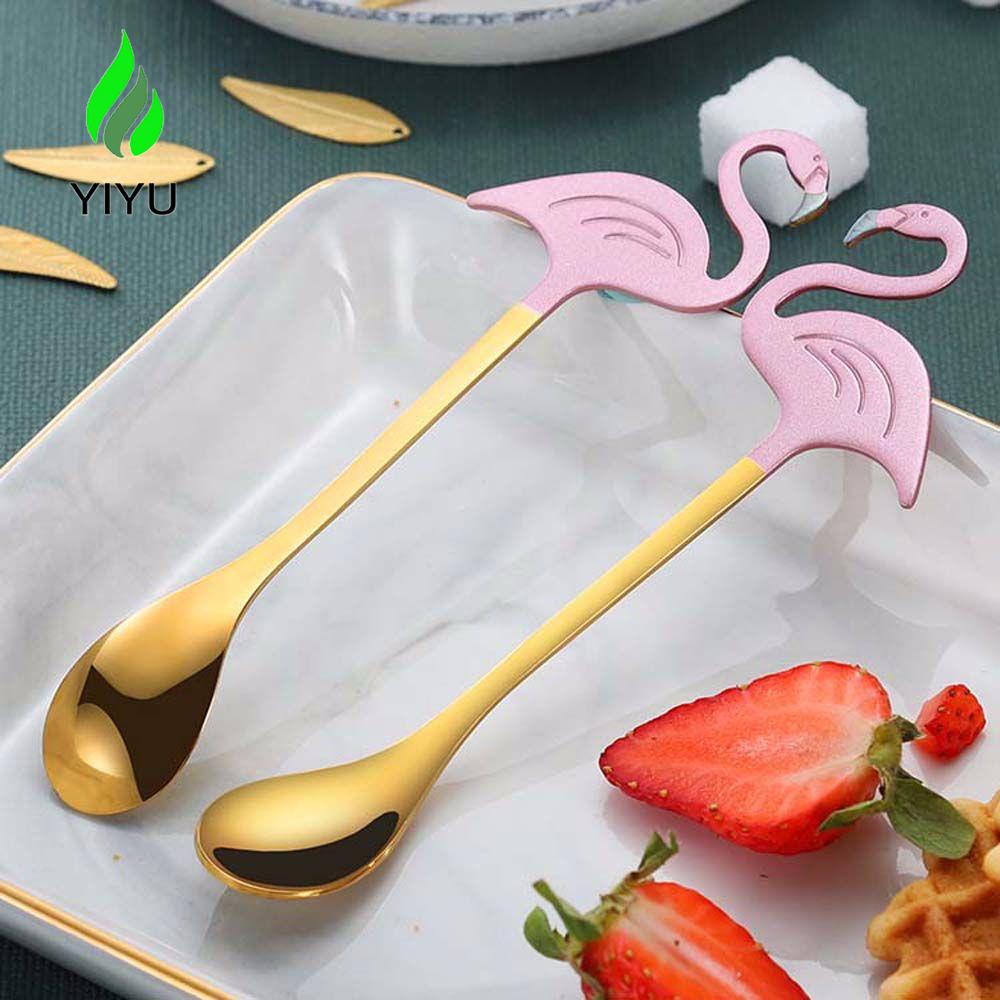 YIYU Muỗng Khuấy Cà Phê / Kem / Tráng Miệng Chất Lượng Cao