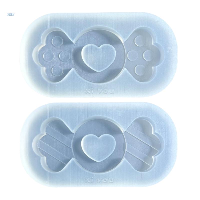 Khuôn Silicone Làm Mặt Dây Chuyền / Móc Khóa Bằng Nhựa Epoxy Độc Đáo DIY