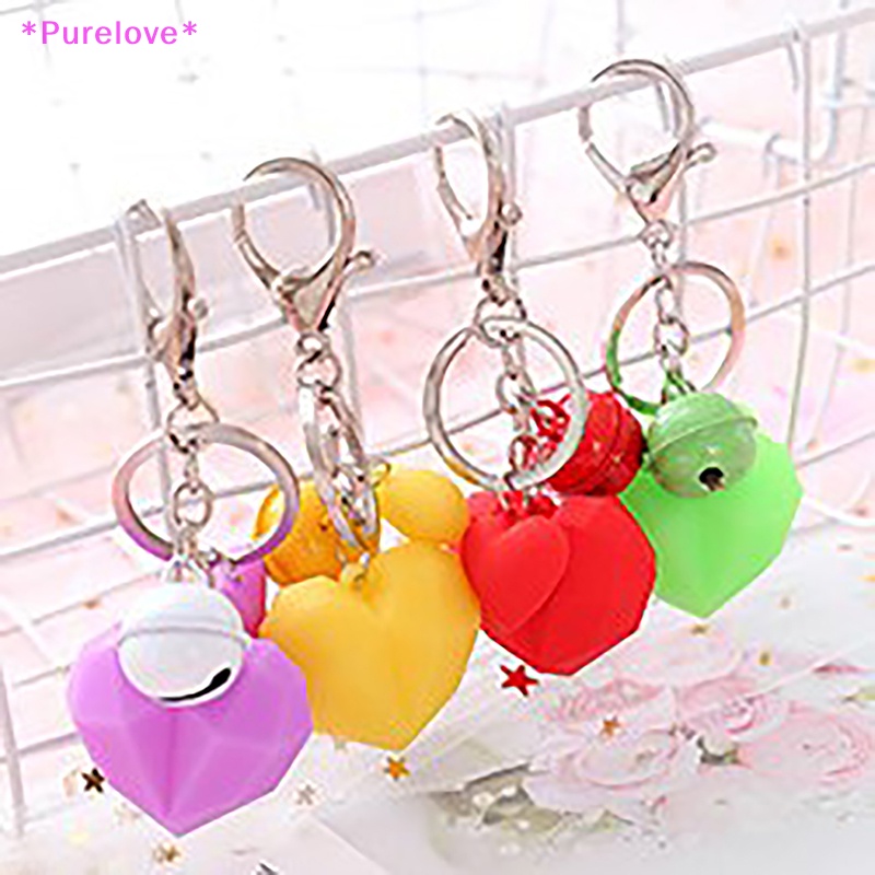 Móc Khóa Hình Trái Tim Xinh Xắn Cho Nữ Mới